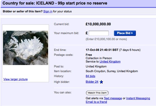 islande ebay