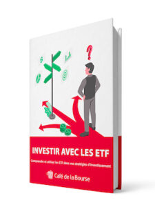 Couverture livre numérique investir ETF Cafedelabourse