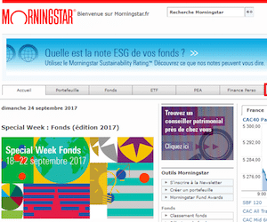 Bourse : choisir vos titres et actions avec Morningstar