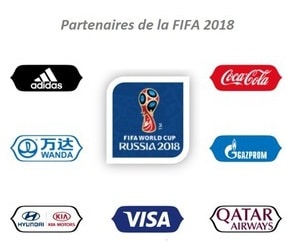 Partenaires FIFA Coupe du Monde 2018