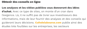 Cafedelabourse sur Capital