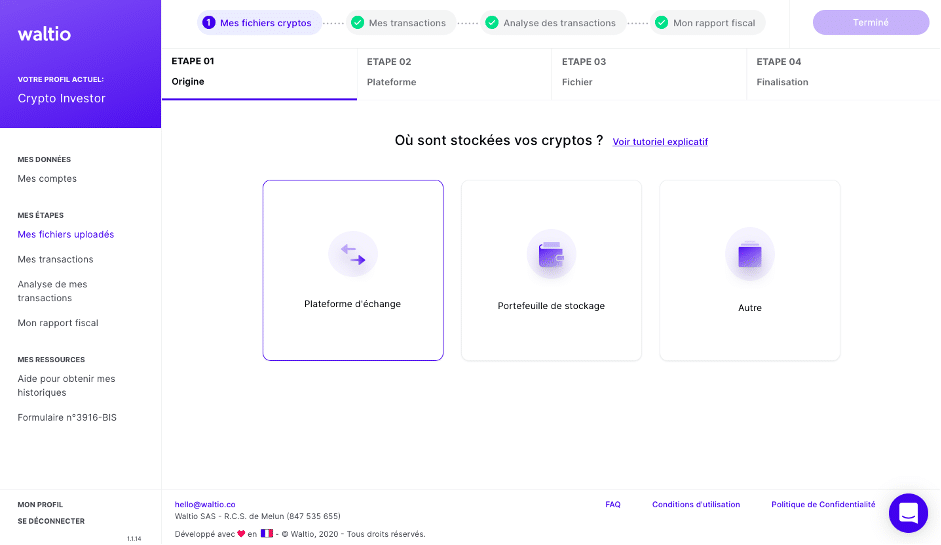 Simplifier la fiscalité et la comptabilité de vos investissements en cryptomonnaies avec l’outil Waltio