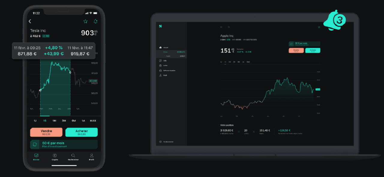 image scalable capital plateforme et appli