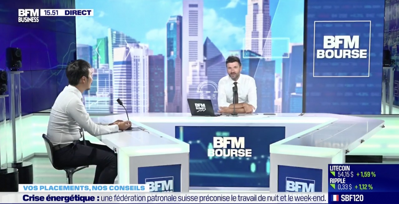 Cafe de la bourse BFM Business rentree 2022