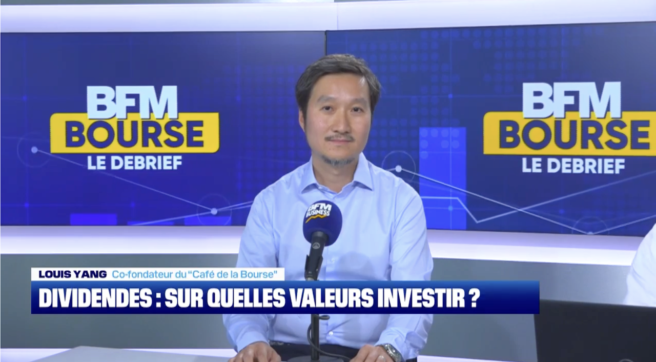 BFM Bourse Le Débrief BFM Business Cafedelabourse Louis Yang 2023