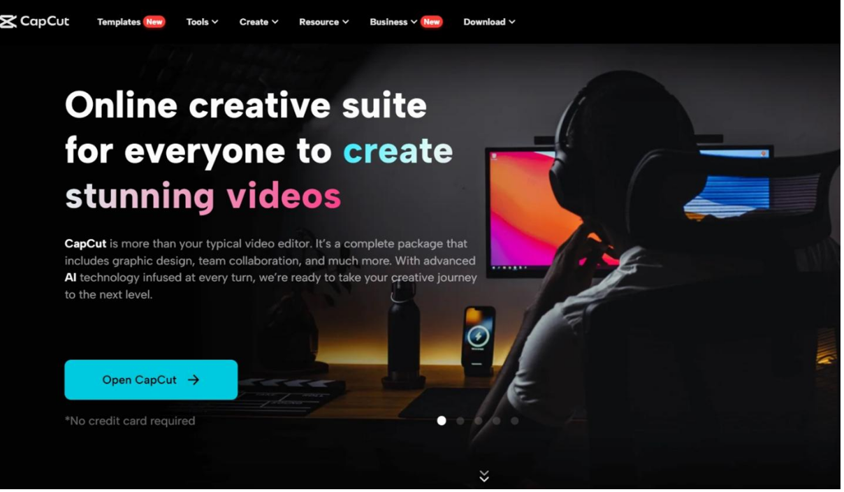 Online Creative Suite CapCut Creative Suite