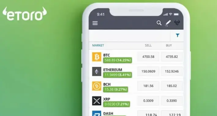 illustration wallet etoro money