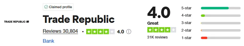 avis trustpilot traderepublic juin 2025