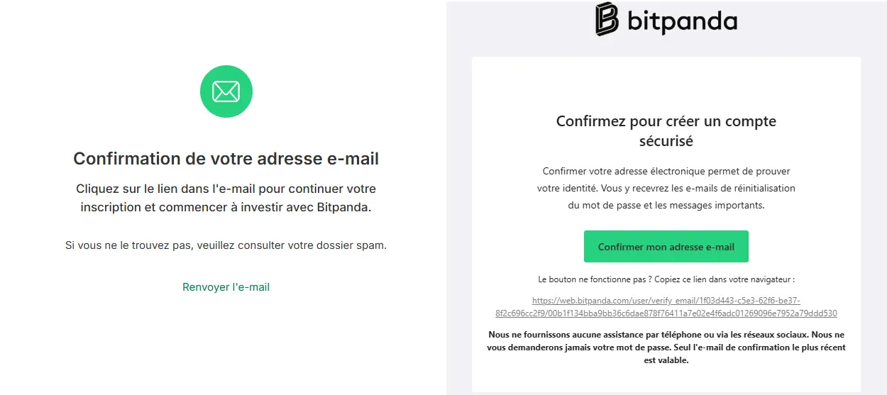 ouverture de compte bitpanda 2