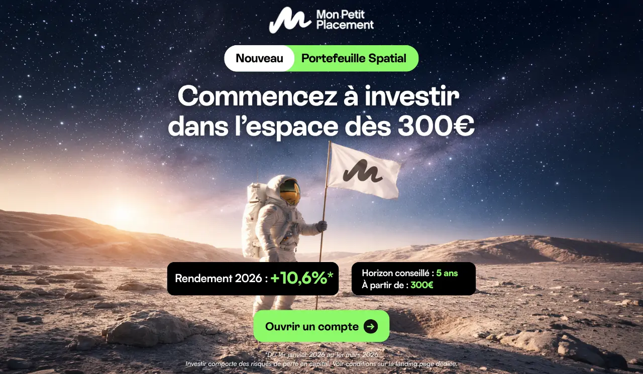 Investir dans l&rsquo;espace : que vaut le nouveau portefeuille spatial de Mon Petit Placement ?