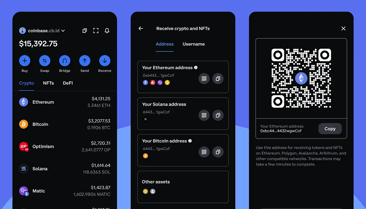 application mobile coinbase cafe de la bourse