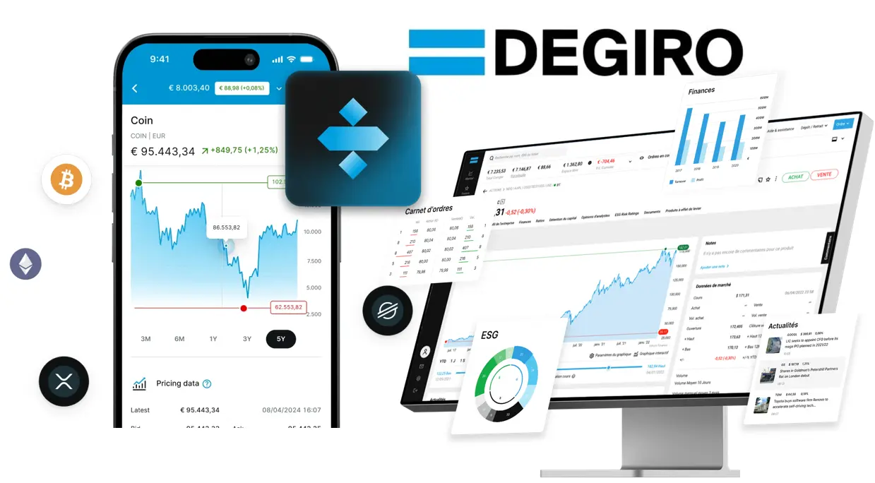 illustration plateforme degiro juillet 2026 cafe de la bourse